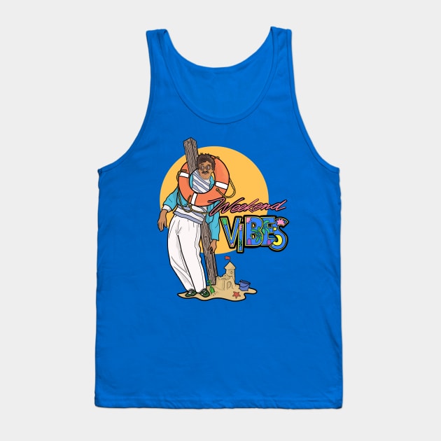 Weekend at Bernie's Vibes Tank Top by tharrisunCreative